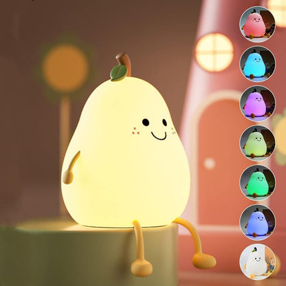 Cute Silicone Pear Shape Lamp