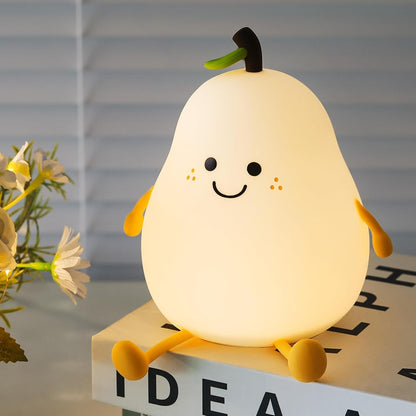 Cute Silicone Pear Shape Lamp