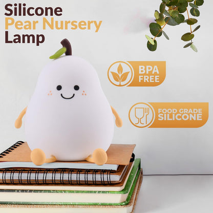 Cute Silicone Pear Shape Lamp