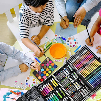 145-Piece Unicorn Art Set for Kids
