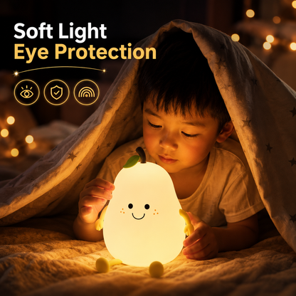 Cute Silicone Pear Shape Lamp