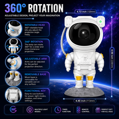 Astronaut Galaxy Projector