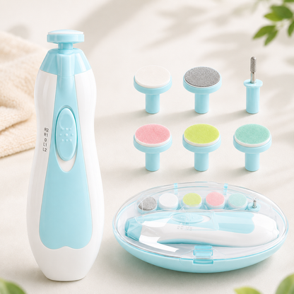 SafeTrim – Painless Electric Baby Nail Trimmer & Filer Set