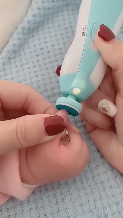 SafeTrim – Painless Electric Baby Nail Trimmer & Filer Set
